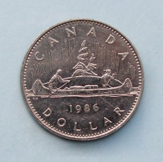 CANADA - 1 Dollar 1986 foto