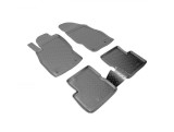 Covorase Auto Cauciuc Tip Tavita Mitsubishi Pajero 2 (1991-2004) 5 Usi, Protectie Tunel Spate, Negre, ALM