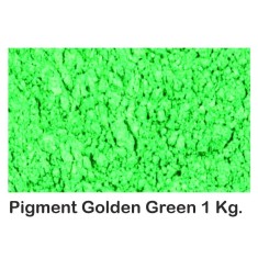 Pigment Metalic Golden Green 1Kg.