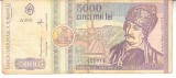 M1 - Bancnota Romania 25 - 5000 lei - emisiune 1992