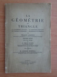 La geometrie du triangle de Traian Lalescu 1937