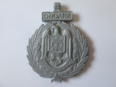 Proba medalia:Emblema de onoare a Statului Major General foto