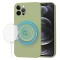 Husa silicon iPhone 12 Pro Techsuit SoftFlex MagSafe, verde