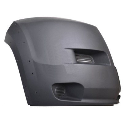 Flasc bara fata Citroen Jumper, 09.2006-08.2014, Fiat Ducato 2006-2014, Peugeot Boxer 2006-2014, parte montare dreapta, colt, gri inchis cu gauri pen foto