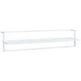Cumpara ieftin Suport pentru prosoape, alb, 95x25x22 cm, fier