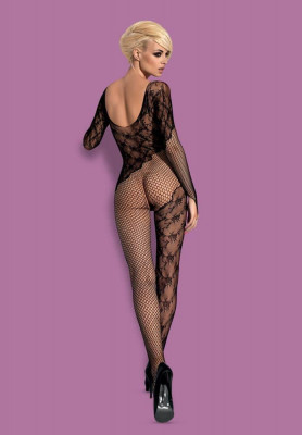 Sexy Lace - Catsuit negru, S/M/L foto