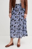 Pepe Jeans fustă din bumbac ENODIA midi, evazati, PL901193