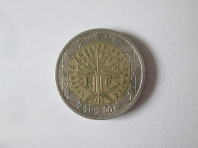 Franta 2 Euro 2000 foto
