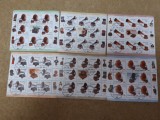 Set 6 blocuri timbre Gramofoane 2019