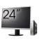 Pachet PC Second Hand HP T730 Thin Client, AMD RX-427BB 2.70-3.60GHz, 8GB DDR3, 32GB SSD Flash + Monitor 24&amp;quot; NewTechnology Media