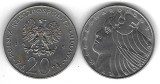 POLONIA 20 ZLOTI 1975 [1] Anul International al Femeii , XF