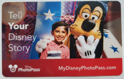 Pentru colectionari card plastic Disney World foto