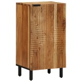 vidaXL Masă laterală cu raft Maro 40 x 33 x 75 cm Lemn masiv de acacia