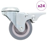 Cumpara ieftin Roți pivotante cu gaură pentru șurub, 24 buc., 50 mm