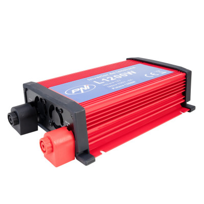 Invertor de tensiune PNI L1200W alimentare 12V iesire 230V foto