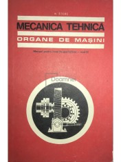 N. Stere - Mecanica tehnica. Organe de masini (Editia: 1971)