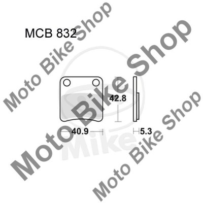 MBS BR KLOTZ STD TRW LUC MCB832P, Cod Produs: 7872120MA foto