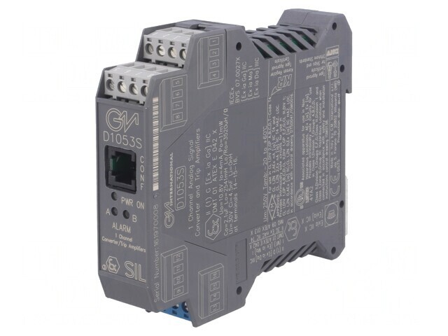 Adaptor de Semnale Analogice pentru Șină DIN 20-30VDC IP20