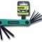 Stanley 4-69-263 Set 8 chei Torx pliabili in carcasa T9/T10/T15/T20/T25/T27/T30/T40 ProAdvanced PowerfulTools
