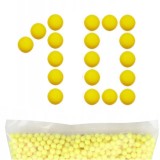 MUNIȚIE Gloanțe din plastic fără sudură de 6 mm, 100 bucăți pentru pistol ASG