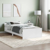 Cadru de pat, alb, 90x200 cm, lemn prelucrat GartenMobel Dekor, vidaXL