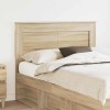 VidaXL Tăblie cap cu headboard Stejar Sonoma 135 cm Lemn compozit 887459