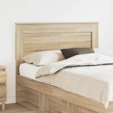 VidaXL Tăblie cap cu headboard Stejar Sonoma 120 cm Lemn compozit 887467