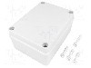 Carcasa ABS, polistiren, 110mmx150mmx70mm, IP65, PAWBOL - S-BOX 316