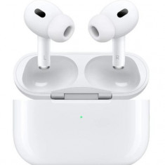 Casti True Wireless Apple AirPods Pro 2 cu MagSafe Case (USB-C) 2023, Bluetooth, ANC, Wateproof IP54, Touch Control (Alb)