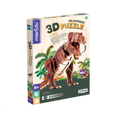Puzzle 3D reglabil - TYRANNOSAURUS REX (deluxe) foto