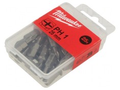 Capăt de șurubelniță Phillips PH1 25mm 25 bucăți