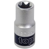 Topmaster 331400 - Capat cheie tubulara cu profil torx interior sistem de prindere 1/4 inch TX6