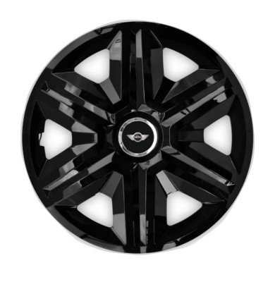 Set 4 capace roti hubcaps fast black R16 pentru gama auto Mini Cooper foto