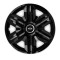 Set 4 capace roti hubcaps fast black R16 pentru gama auto Mini Cooper