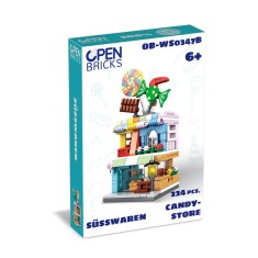 Set de constructie pentru copii, Magazin de bomboane, 224 piese, +8 ani