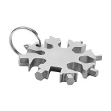 Surubelnita stea multifunctionala tip breloc, DEPOX&reg;, otel inoxidabil, breloc