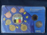 Euro set - Belgia 2002-2007, 8 monede + medal 2002 UNC, Europa