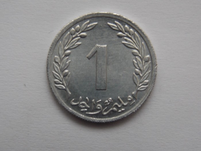 1 MILIM 1960 TUNISIA-AUNC