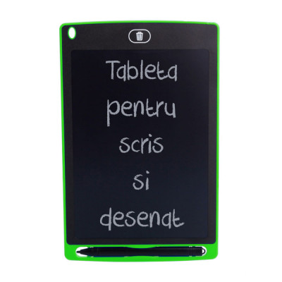 Tableta LCD pentru scris si desenat, 8.5&amp;quot;, verde foto