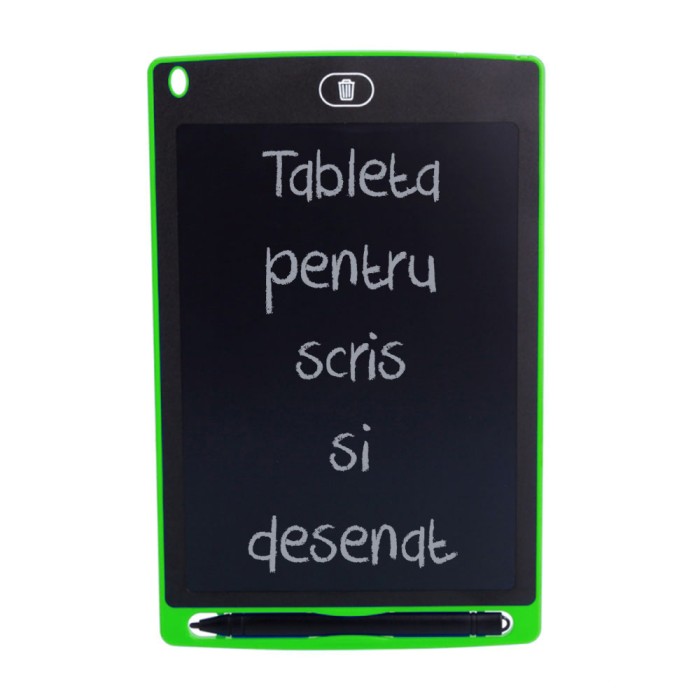 Tableta LCD pentru scris si desenat, 8.5&quot;, verde