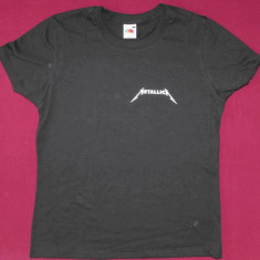 Tricou de fete,girlie Metallica -Logo XS,S,M,L,XL cambrat