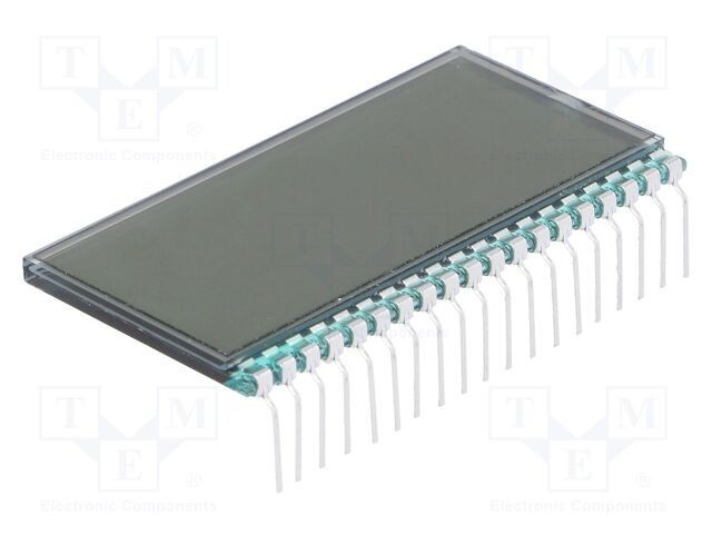 Afişaj LCD 7 segmente STN Positive 4 digiţi 20&divide;70&deg;C DISPLAY ELEKTRONIK