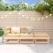 Gossi set mobilier de gradina, 3 piese, lemn masiv de pin
