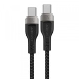 Cablu Date si Incarcare USB-C - USB-C Acefast C11-03, 60W, 1.2m, Negru