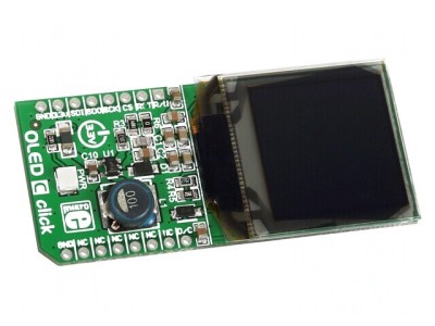OLED C Click - Placă Prototip Afișaj PWM/SPI foto
