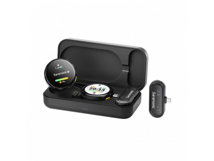 Microfon digital wireless Saramonic BlinkMe U2 x22.4 GHz, 2 x mic, 3000mAh