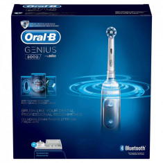 Periuta Electrica Oral-B GENIUS 8000 5 programe de curatare Curatare 3D 40.000 de pulsatii Alb/Gri foto