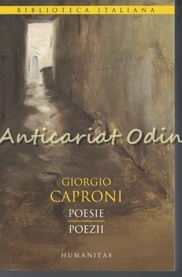 Poezii. Poesie - Giorgio Caproni