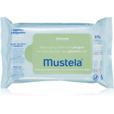 Mustela B&eacute;b&eacute; Cleansing Wipes Șervețele umede pentru copii 60 buc
