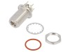 Conector N Mama Drept 50 Ohm Amphenol RF, Montare THT, Frecventa Max 11GHz, Alama Nichelata, Contact Aurit